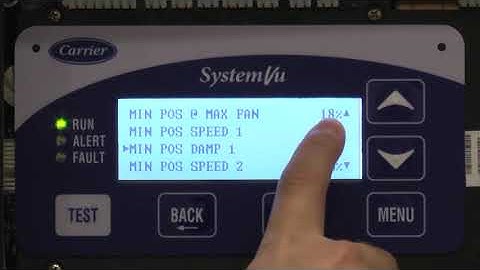 Economizer Minimum Position