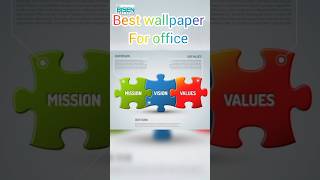 Best wallpaper For office wall |3D wallpaper | ofiice interior design | office wallpaper #homedecor