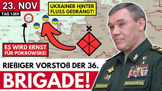 36. Brigade erobert Tyche & 50+ km², 6. Armee besetzt Odradne, Wärmekraftwerk in Schatura in Brand!