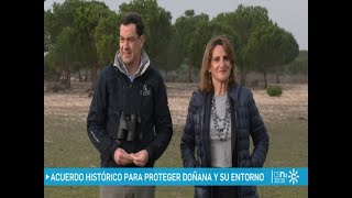 "Acuerdo por Doñana" entre la Junta de Andalucía y el gobierno de España