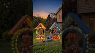 🔥 From Trash Tires to Stunning Garden Art! | DIY Backyard Transformation #beforeandafter