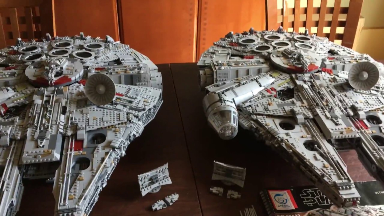 lepin star wars millennium falcon