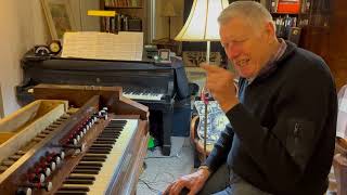 Louis Huivenaar harmonium restorer Pt. 3 in USA tuning undulation stops on Mustel art harmonium