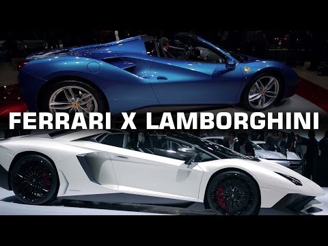 frankfurt:-ferrari-488-spider-x-lamborghini-aventador-sv-roadster