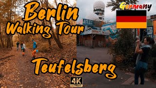 Berlin Travel, Walking Tour Teufelsberg 4K ASMR
