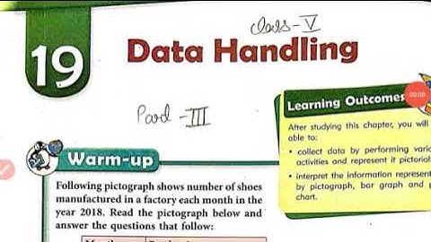 Class 5 Math cbse | Chapter 19 Data Handling Part 3 | S Chand book solution