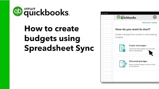 How to create budgets using Spreadsheet Sync in QuickBooks Online Advanced