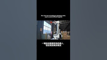 One click start of intelligent palletizing robot, easy to control efficient logistics#robotics