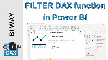 DAX Language - FILTER Function in Power BI