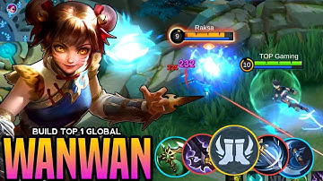 (PLEASE TRY) WANWAN NEW OP EMBLEM with BEST ONE SHOT BUILD!! - Build Top  Global Wanwan 2024 ~ MLBB