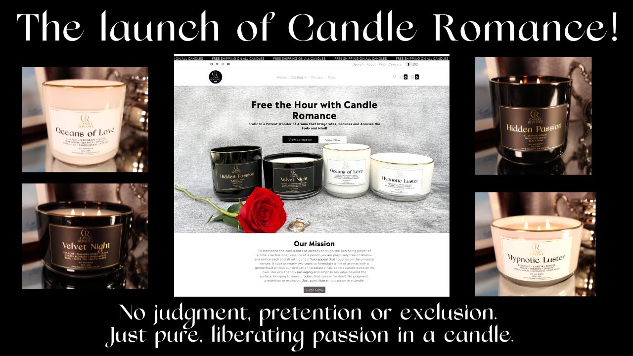 LAUNCHING CANDLE ROMANCE! YouTube