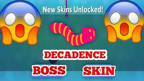 Snake.io🐍 New DECADENCE Boss Skin Unlocked | Epic Snakeio Gameplay #snakeio #snakevideo #snakegame