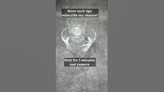 # short # Easy trick to separate two stucked glasses quickly #