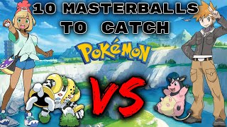 10 MASTERBALLS to Catch RANDOM Pokemon...Then We Fight! Pokemon Sword