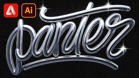 How To Generate Chrome Spline Calligraphy Text In Adobe Firefly