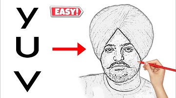 YUV turns into Sidhu Moose Wala drawing