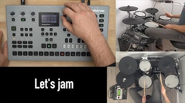 Jam w/ Elektron Analog Four MkII and a drummer