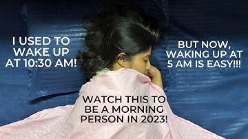 How to wake up at 5am easily | Practical tips to help you wake up early