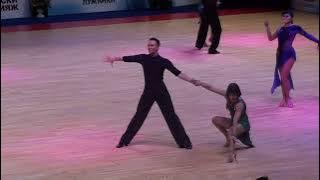 Mikhail Voronin - Anastasia Pavlova DanceForum 2017 WDSF int Open Latin 1/4 Rumba