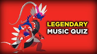 Legendary Pokemon Battle Music Quiz !