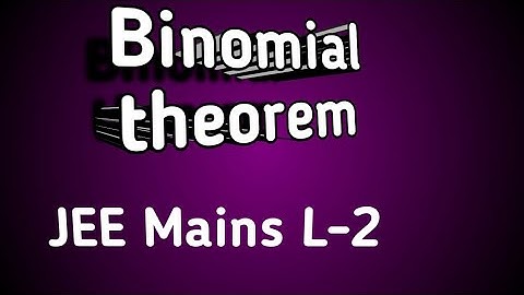 Binomial theorem - part 2|Aras maths academy |kiran sir|jee master