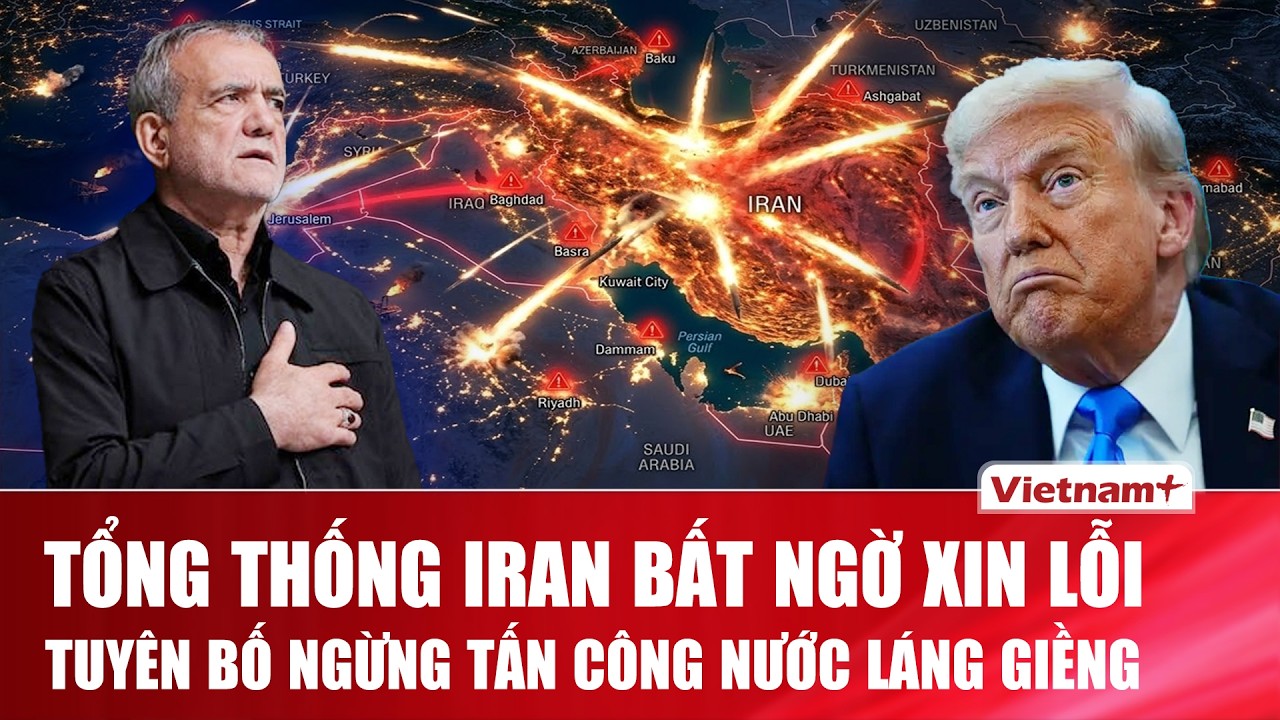 🔴Điểm nóng Mỹ - Israel - Iran: Iran bất ngờ tuyên bố ngừng tấn công