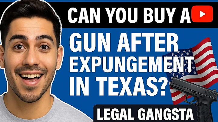 Can You BUY a GUN After Expungement in Texas?
