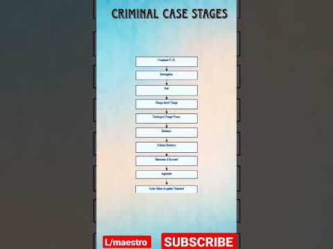 criminal case stages