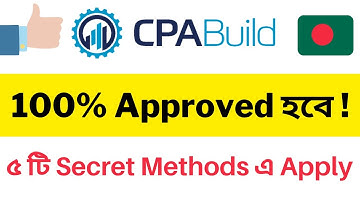 How to Approve CPABuild  From Bangladesh in 5 Secret Methods-2022