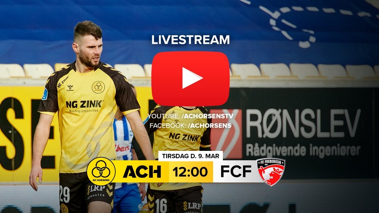 Ved navn optager Junction AC Horsens vs FC Fredericia | LIVE kl. 12.00 - YouTube