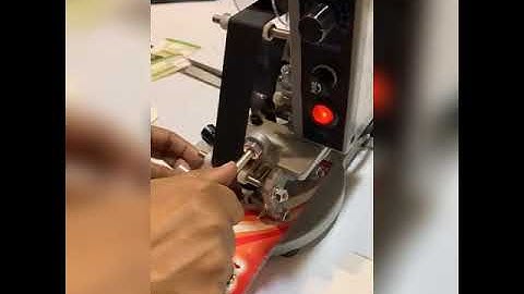 Ribbion printer manual DY8 @4 line