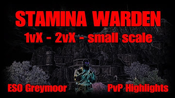STAMINA WARDEN DESTRUCTION | 1vX | 2vX | small scale | ESO Greymoor PvP Highlights