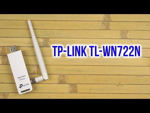 Распаковка TP-LINK TL-WN722N