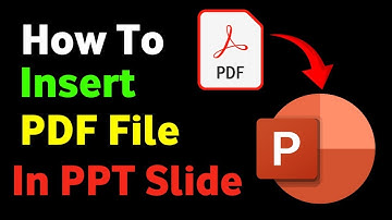 How To Insert PDF in PowerPoint