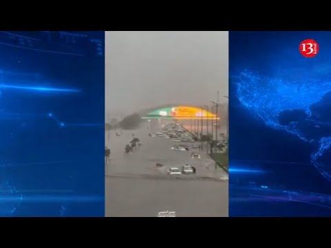 Saudi Arabia flooding: cars swept away, schools closed, flights cancelled