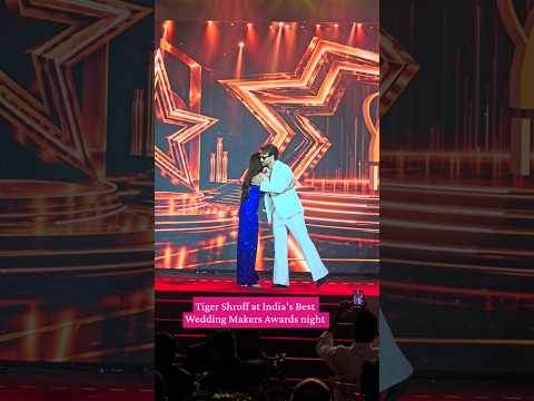 Video Tiger Shroff at India's Best Wedding Makers Awards 2026