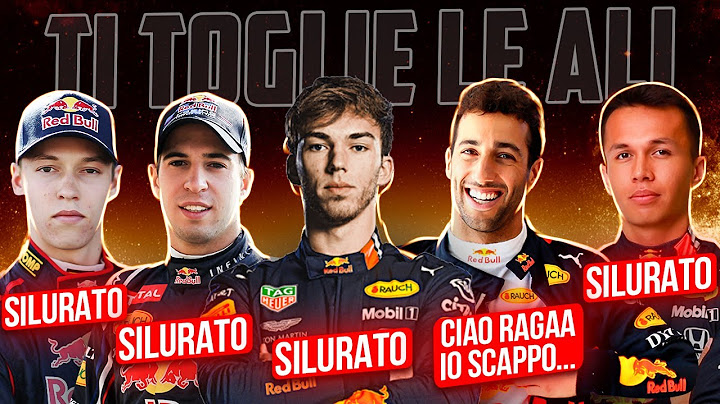 Tutti i Piloti SILURATI dalla Red Bull F1