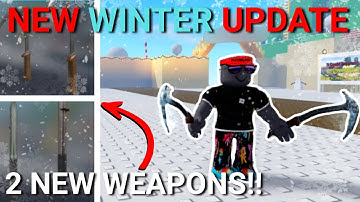 NEW WINTER UPDATE! WEAPONS, SPECS AND MORE! | (Combat Warriors)