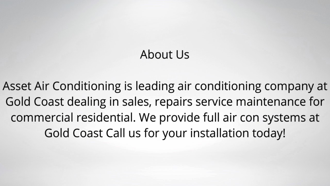 Commercial Air Conditioning Repairs In Gold Coast YouTube