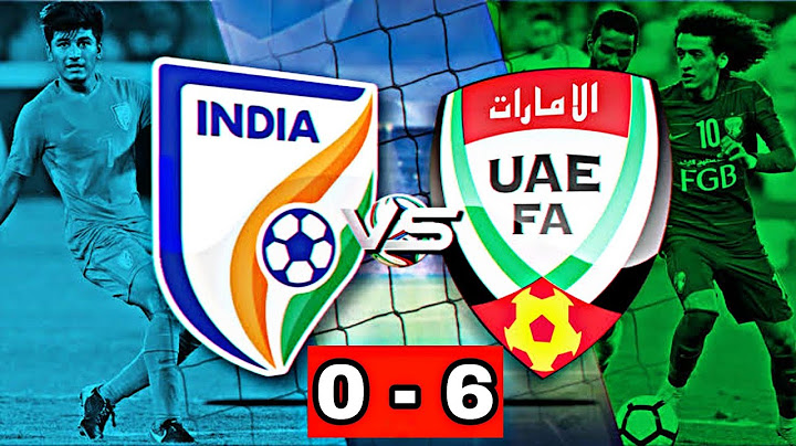 India vs UAE Full Match Highlights 💥 INDIA 0-6 UAE All Goals
