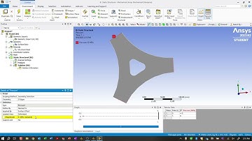 ANSYS 2 D Analysis of Triangle Plate