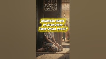 Benarkah Duduk Di Depan Pintu Bikin Susah Jodoh? #shorts #shortvideo
