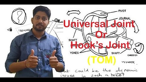 Universal joint or hook joint || TOM