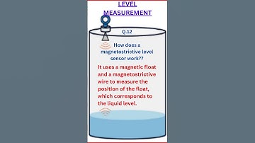 #How does a magnetostrictive level sensor work #level measurement, #industrial automation, #