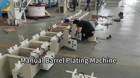 Manual barrel plating machine/zinc plating machine#customized #zinc #electro  #plating