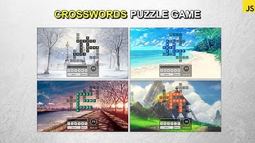 Crosswords Puzzle Game using Javascript
