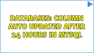 Databases: column auto updated after 24 hours in mysql