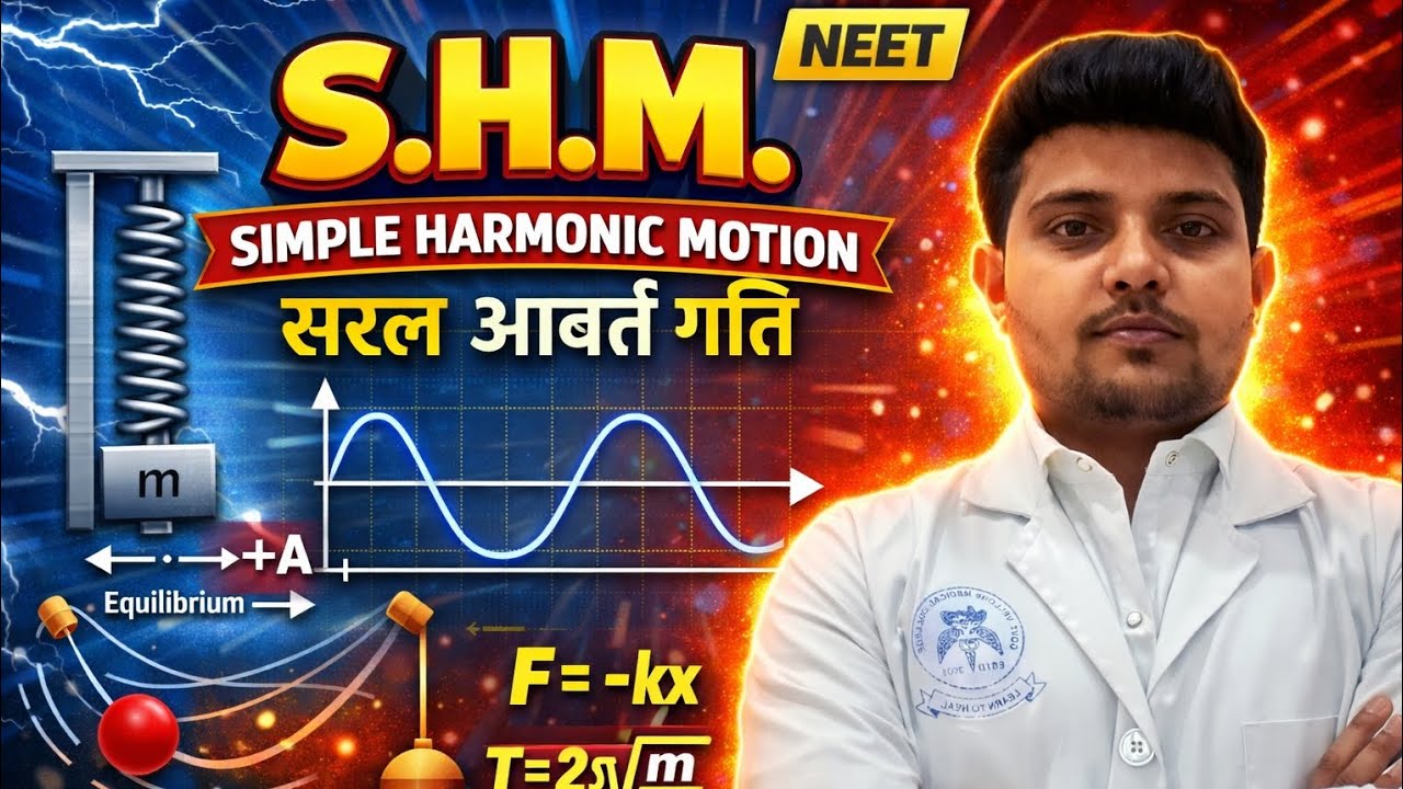 #simple harmonic motion/SHM/oscillation #part-1 #neet 2026