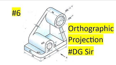 #6 Orthographic projection Engineering Drawing by Deepak Gupta #mumbaiuniversity #msbte #dgsir
