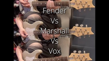 Fender ‘65 Deluxe Reverb vs Marshall Studio JTM vs Vox AC30